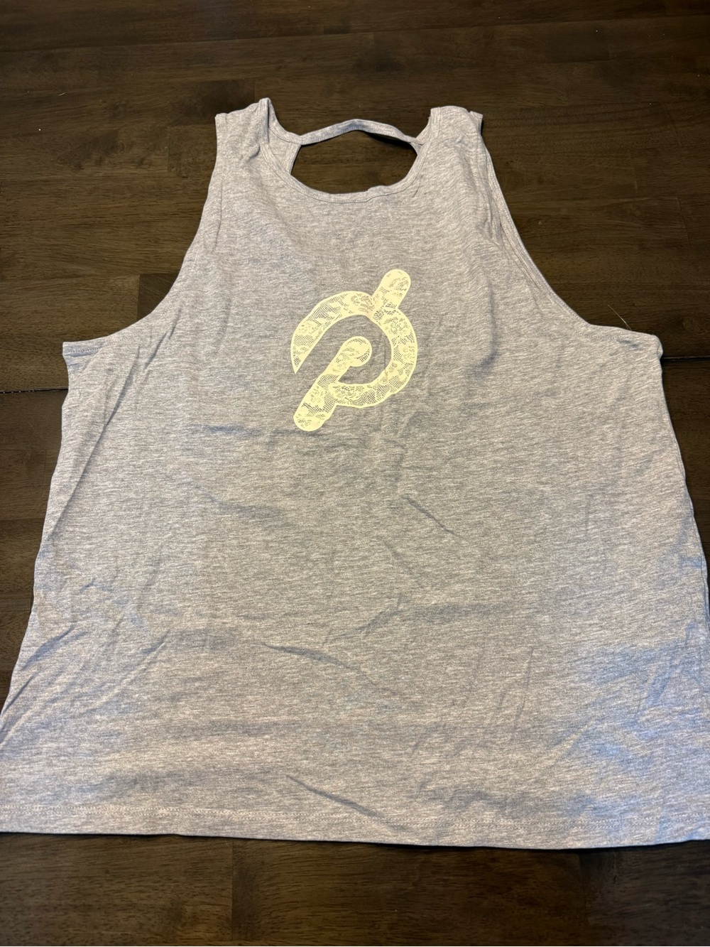 Peloton Women’s Heather Gray Logo Tank Top